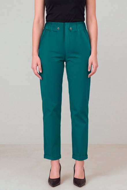 Stretch Tapered Trousers