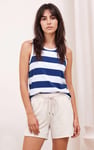 Stripe Cotton Vest Top