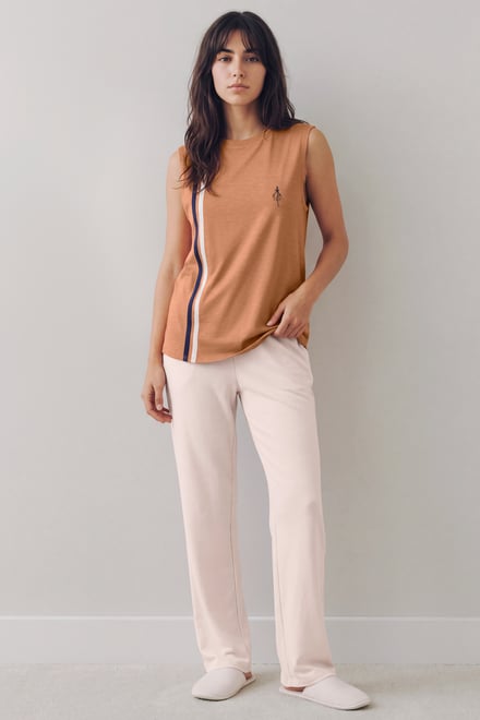 Sleeveless Cotton Sleep Top