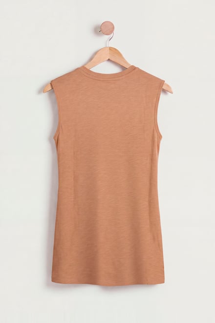 Sleeveless Cotton Sleep Top