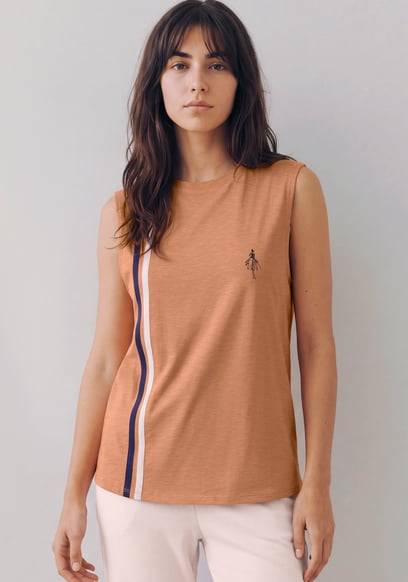 Sleeveless Cotton Sleep Top