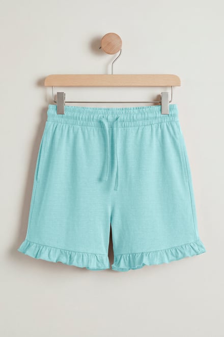 Women's Essential Shorts with Frill Hem