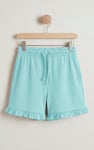 Women's Essential Shorts with Frill Hem