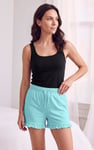 Women's Essential Shorts with Frill Hem