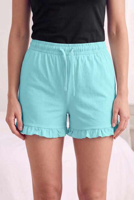Women's Essential Shorts with Frill Hem