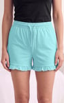 Women's Essential Shorts with Frill Hem