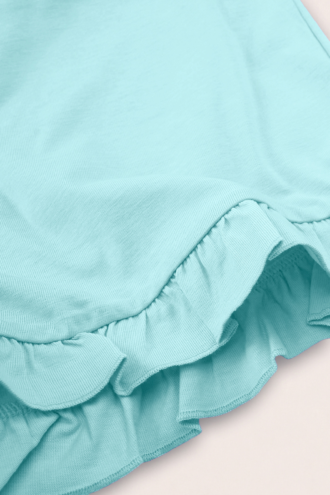 Women's Essential Shorts with Frill Hem