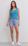 Wave Printed Vest Tank Top