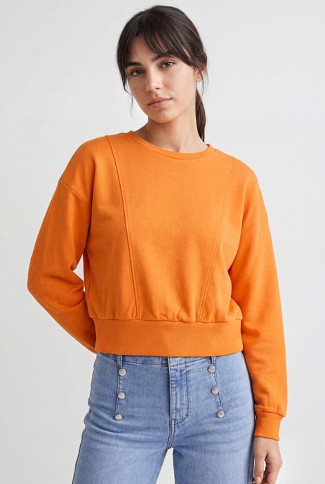 Womens Crop Top Sweatshirt