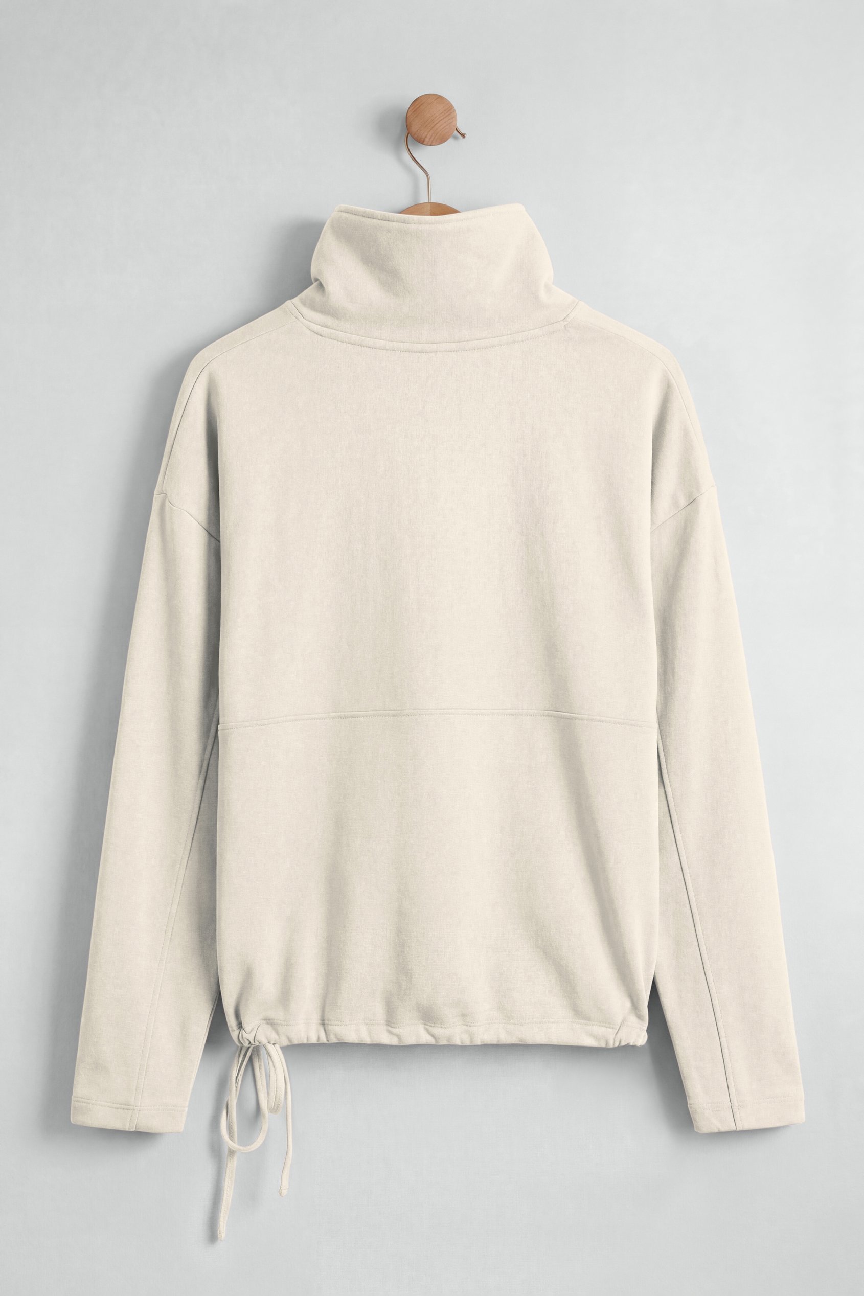 Quarter Zip Relaxed Sweatshirt and Short Set