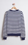 Men's Striped V-Neck Jersey Cardigan