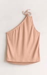 Ribbed One Shoulder Tops