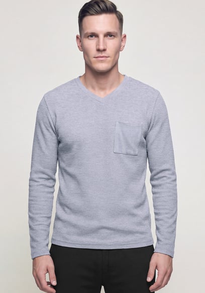 Long Sleeve Waffle T-Shirt