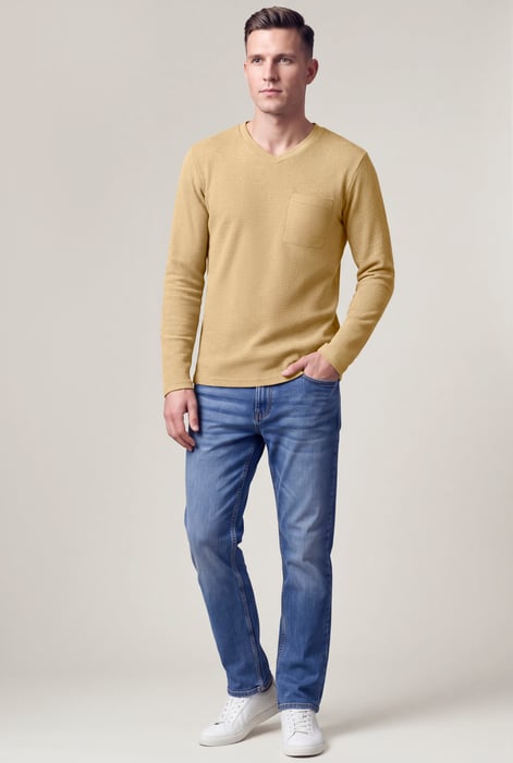 Long Sleeve Waffle T-Shirt