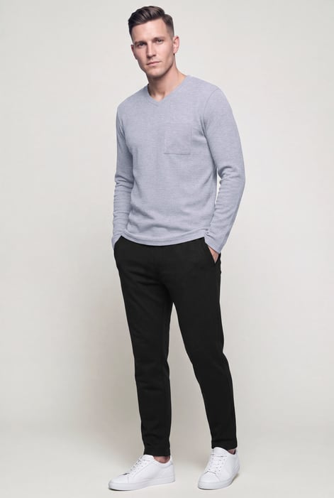 Long Sleeve Waffle T-Shirt