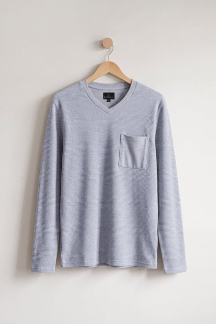 Long Sleeve Waffle T-Shirt