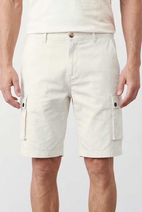 Men's Premium Cotton Stretch Cargo Shorts