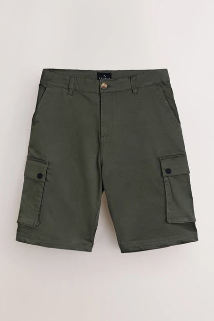 Men's Premium Cotton Stretch Cargo Shorts