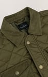 Men's Olive Green Diamond Quilted Padded Jacket