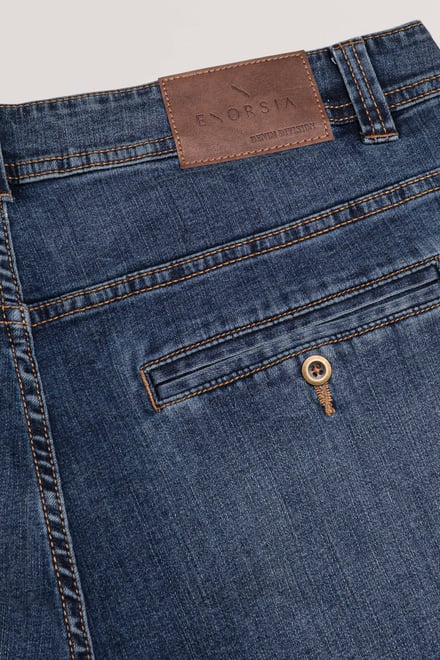 Mens mid-rise Denim Shorts