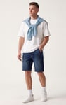 Mens mid-rise Denim Shorts