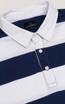 Mne's Pure Cotton  Striped Rugby Shirt