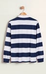 Mne's Pure Cotton  Striped Rugby Shirt