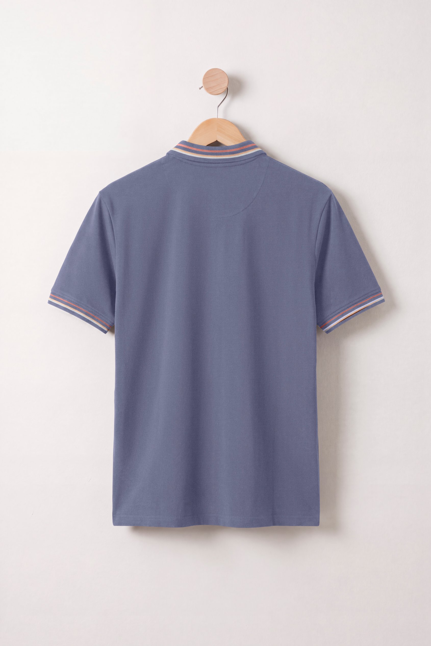 Red/Pink Tipped Polo Shirt