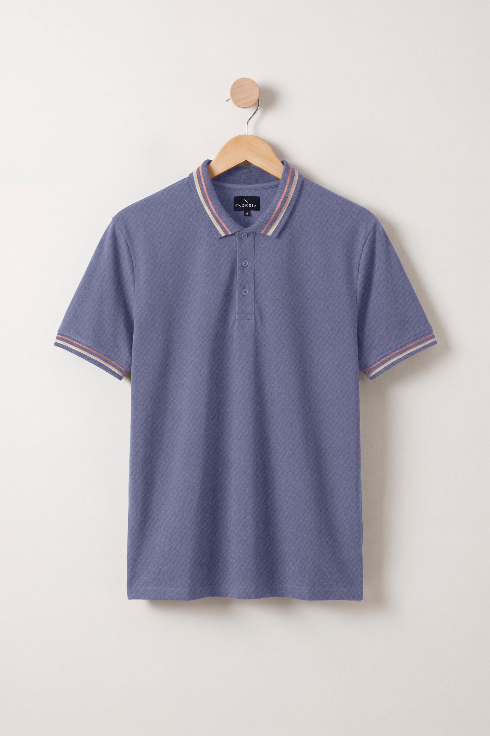 Red/Pink Tipped Polo Shirt