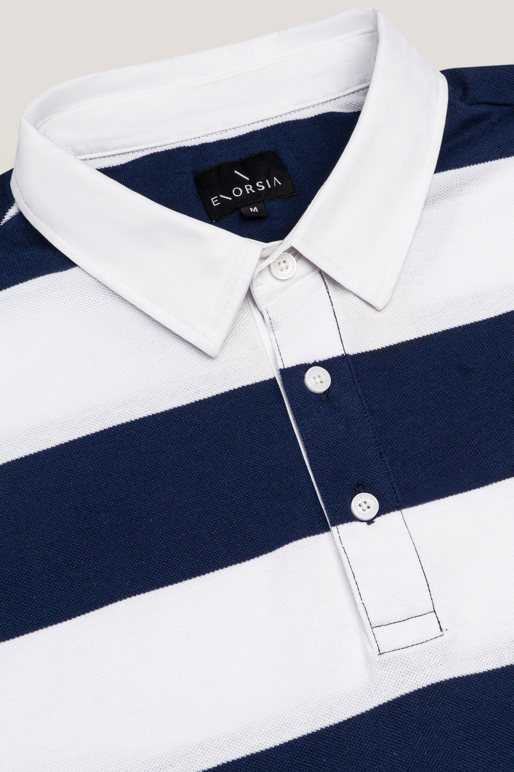 Men's Pure Cotton Rugby Pique Polo Shirt
