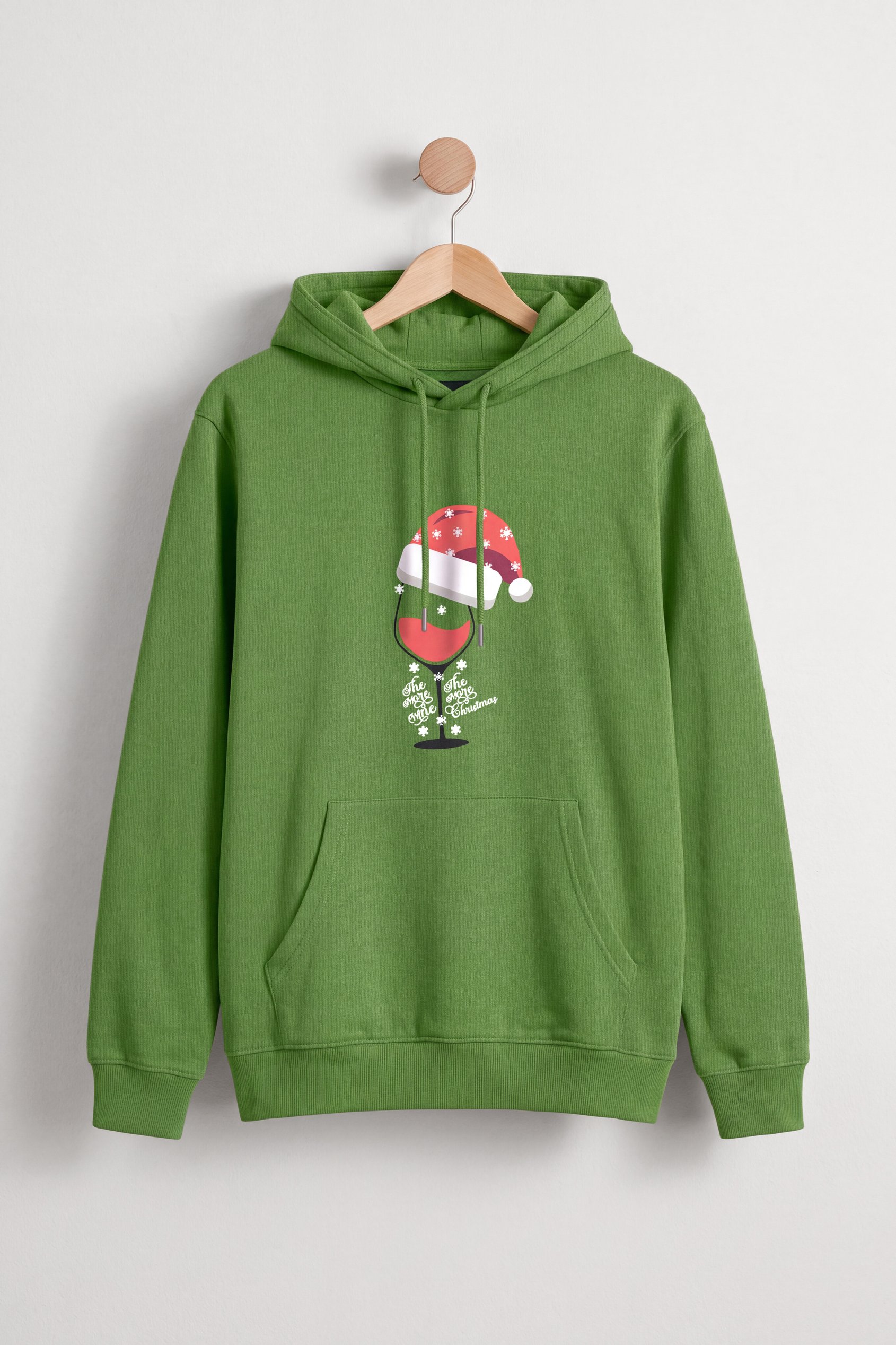 Christmas Graphic Brushed-Back Hoodie