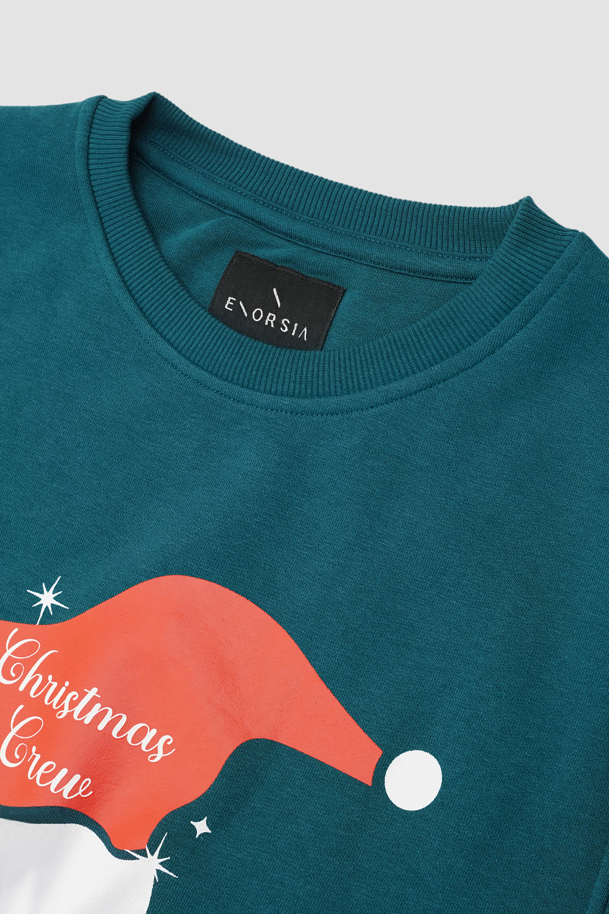 Christmas Regular-Fit Santa Print Sweatshirt