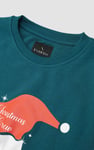 Christmas Regular-Fit Santa Print Sweatshirt
