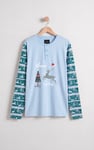Fair Isle Reindeer Pattern Christmas Pyjama Top