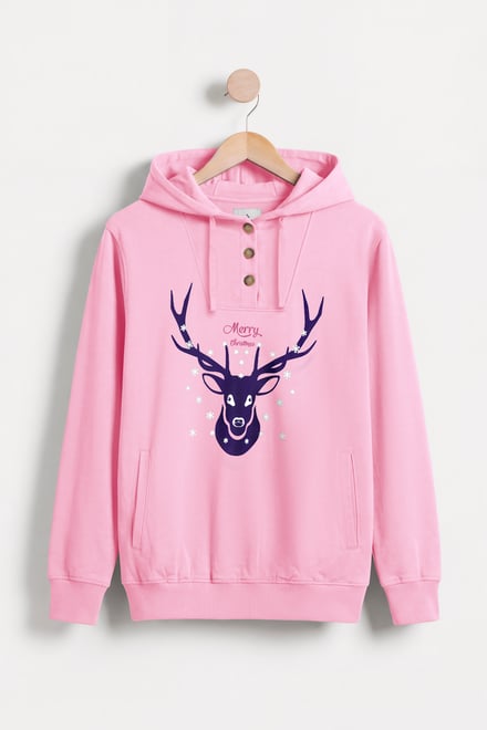 Festive Reindeer Hoodie