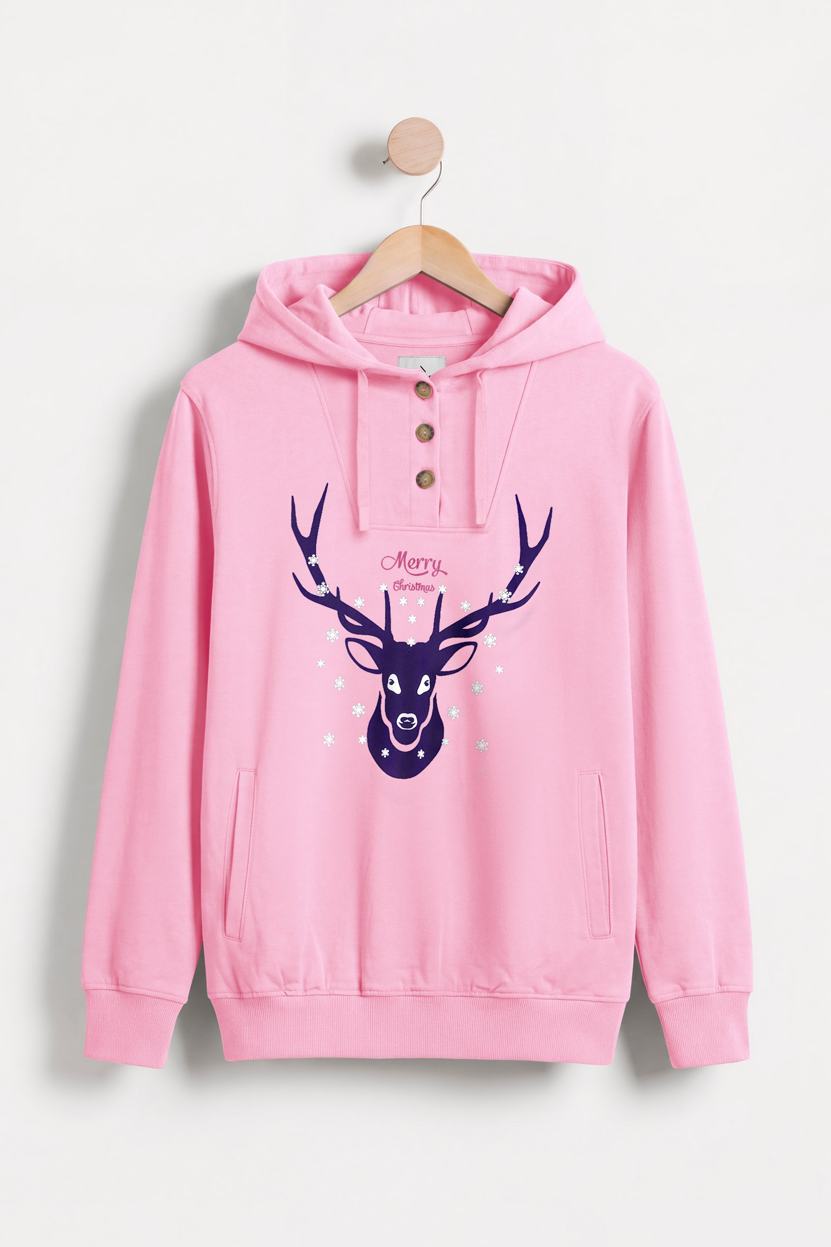 Festive Reindeer Hoodie