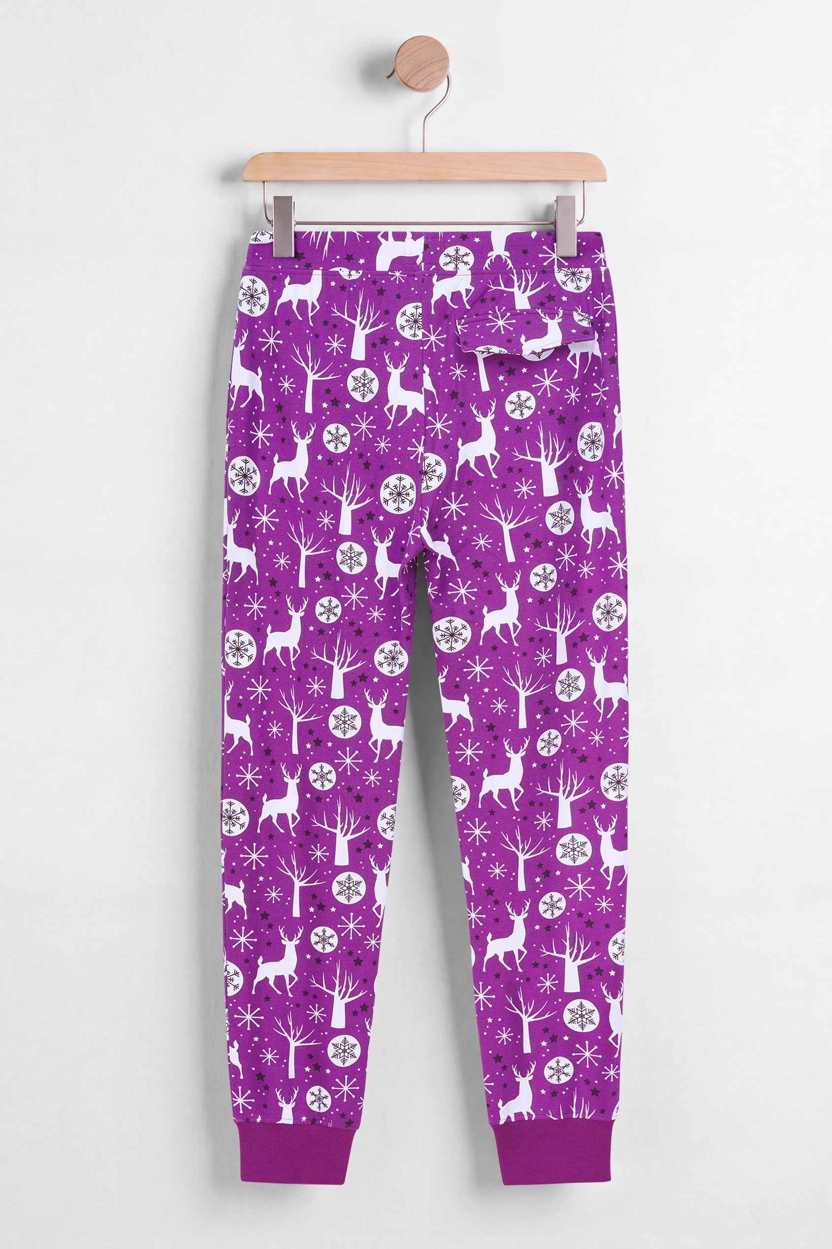 Festive Print Stretchy Joggers