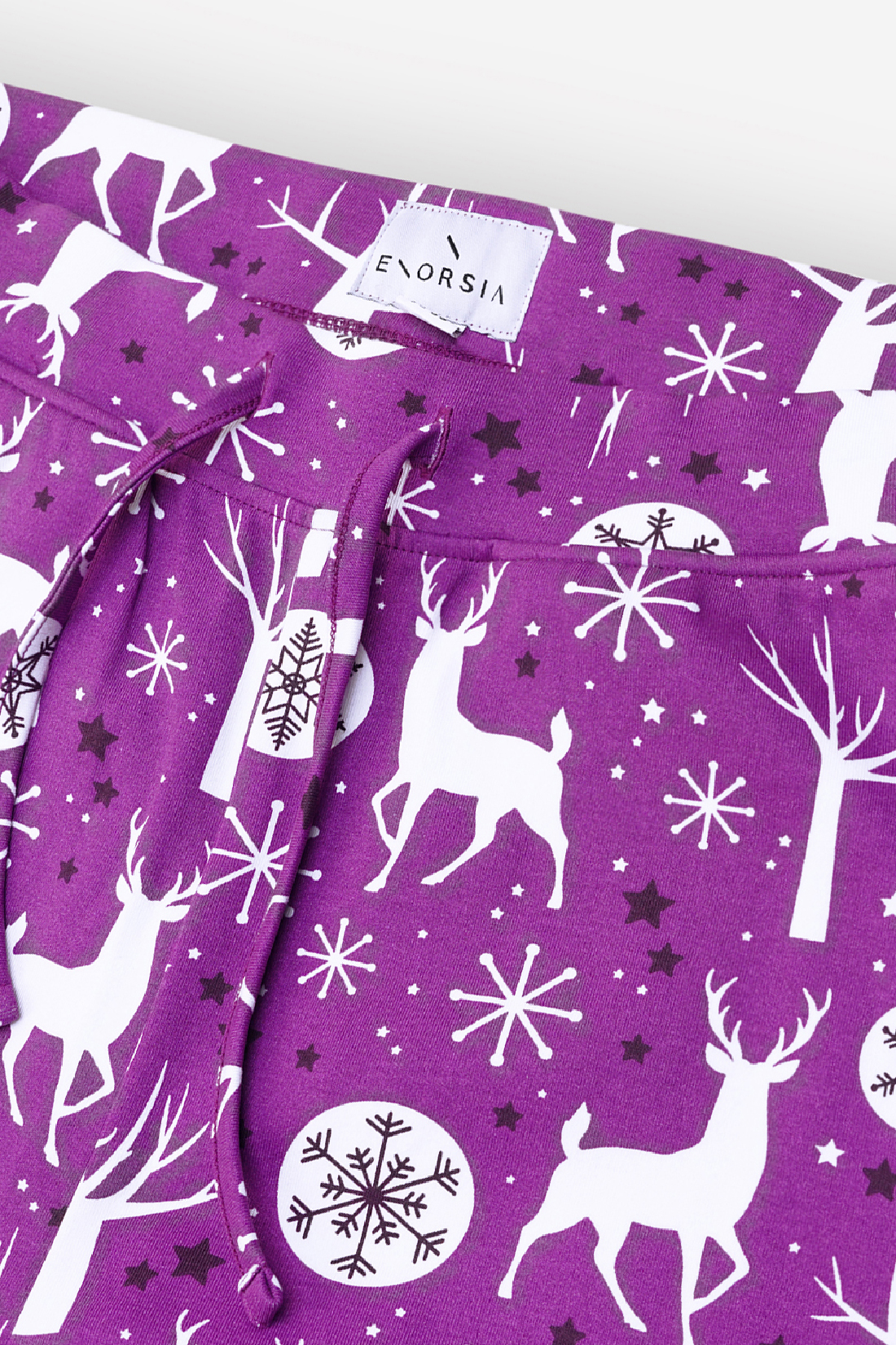 Festive Print Stretchy Joggers
