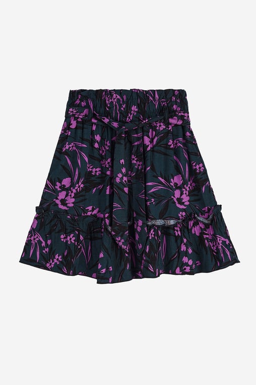Girls Viscose Frilled Hem Mini Skirt(2/3yrs-8/9yrs) | Enorsia (GS41471832)