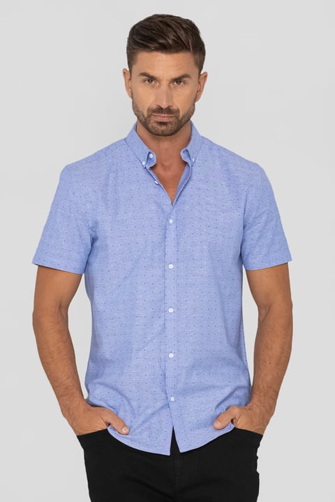 Sky Printed Short Sleeve Shirt